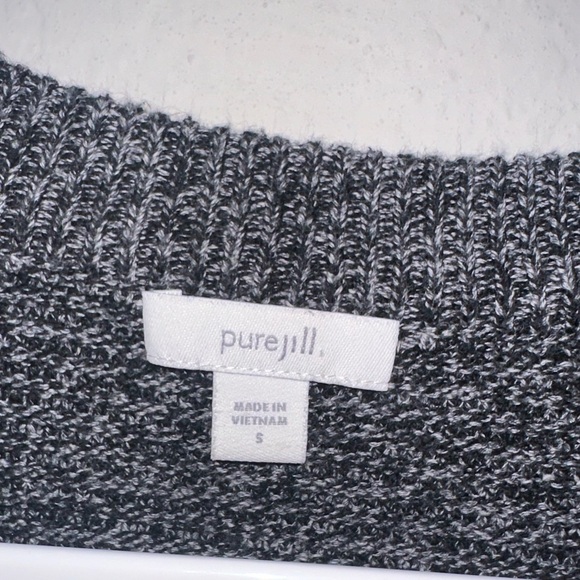 Pure J.Jill Gray Knit Sweater Small - Picture 7 of 7